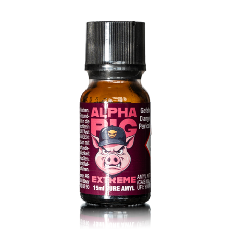 Alpha Pig Extreme Poppers 15 ml – 90% Pure Amyl Poppers