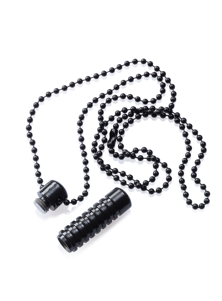 Poppers Inhaler with black chain
