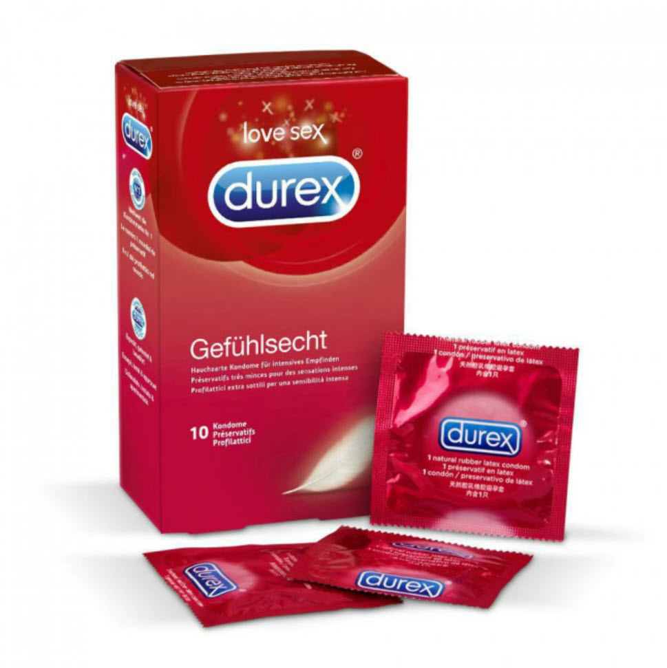 Durex Gefühlsecht Condome Classic 10er Pack