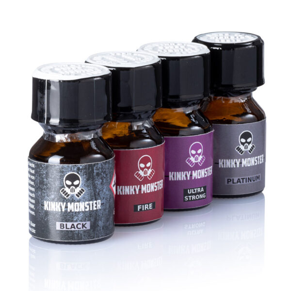 Kinky Monster Dark Collection Poppers 4x10ml