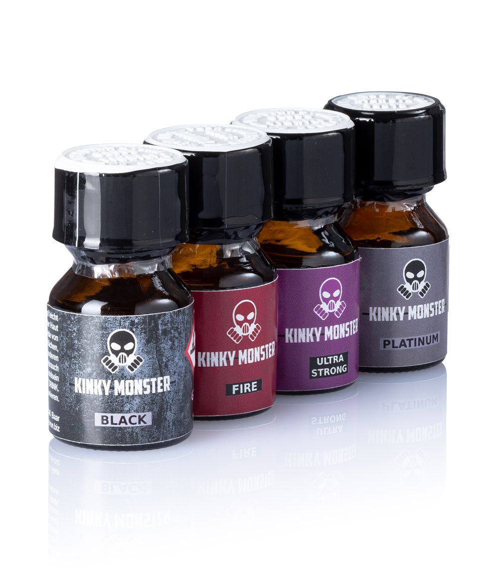 Kinky Monster Dark Collection Poppers 4x10ml